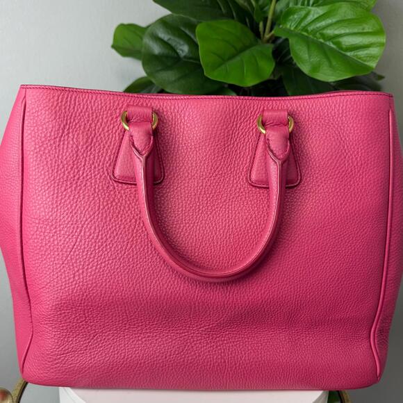 💎✨Authentic Prada Vitello Daino Tote Bag Pink - Picture 2 of 6